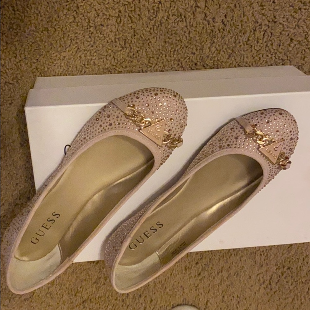 New Guess bling flats 6.5 M